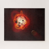 Puzzle Red Nwarf Star Orbité Par Une Hypothétique Exoplan (Horizontal)