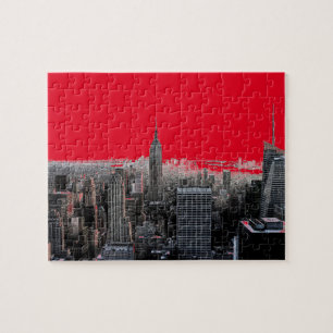 Puzzle Red Pop Art New York City Manhattan