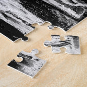 Puzzle – Red Pulse Abstract Design (Côté)