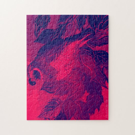 Puzzle Red Quail (Vertical)