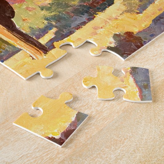 Puzzle Red Rocks and Cactus par Maynard Dixon (Côté)