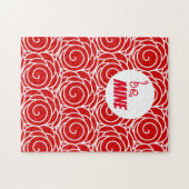 Puzzle Red Rose Be Mine Valentine Frustrant (Horizontal)