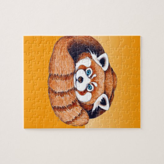 Puzzle Red small panda (Horizontal)