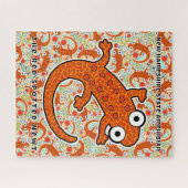 Puzzle Red Spott Newt - New Hampshire State Amphibian (Horizontal)
