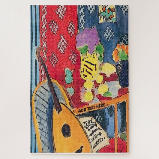 Puzzle Red Still Life avec Lyr (Vertical)
