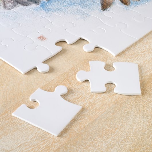 Puzzle Red Tail Hawk Art (Côté)