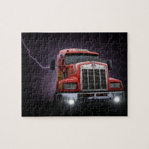 Puzzle Red Thunder KW Big Rig 18 roues
