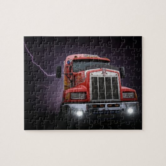 Puzzle Red Thunder KW Big Rig 18 roues (Horizontal)