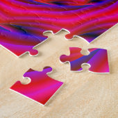Puzzle Red Violet and Blue Spiral (Côté)
