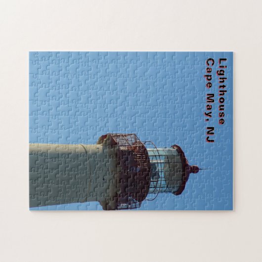 Puzzle Red White Lighthouse, Cape May, NJ (Horizontal)