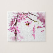 Puzzle Redbud & abeille de miel au printemps (Horizontal)