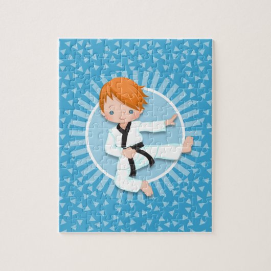 Puzzle Redhead Karate Boy Judo Martial Arts (Vertical)