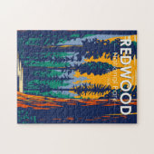 Puzzle Redwood National Park Californie Vintage (Horizontal)