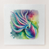 Puzzle Reef squid 290924AREF127 - Watercolor (Horizontal)