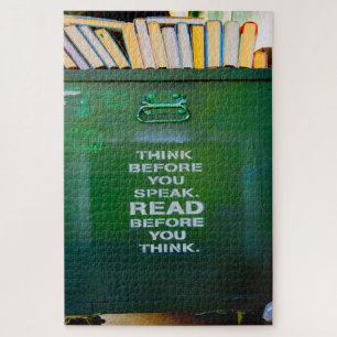 Puzzle Réfléchissez Avant De Parler De Mots Sages