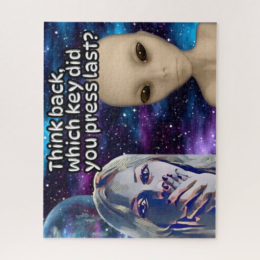 Puzzle Réfléchissez, quelle clé avez-vous dernière ? Geek (Vertical)