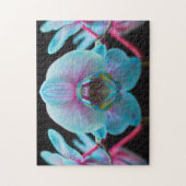 Puzzle Réflection de l'orchid bleu exotic (Vertical)