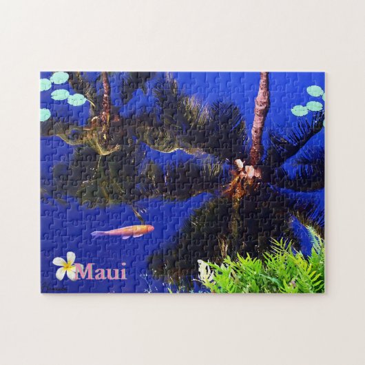 Puzzle Reflection in the Koi Pond (Horizontal)