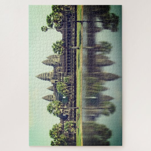 Puzzle reflet rétro-angkor (Vertical)