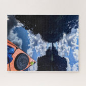 Puzzle Reflets de kayak sur le lac (Horizontal)