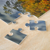 Puzzle Reflets d'étang en automne, Maine (Côté)