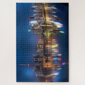 Puzzle Reflets d'un paysage urbain sur le lac (Vertical)