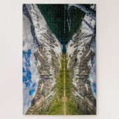 Puzzle Réflexion au lac Avalanche (Vertical)