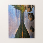 Puzzle Réflexion d'automne sur le mont Hood dans le lac T (Vertical)