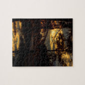 Puzzle Réflexion de coucher du soleil de bayou (Horizontal)