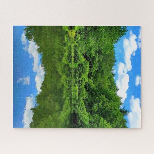 Puzzle Réflexion de l'étang (Horizontal)