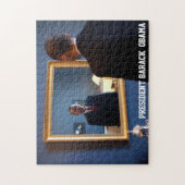 Puzzle Réflexion de miroir de Barack Obama (Vertical)