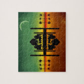 Puzzle Réflexion de nuit d'Eid Mubarak (Vertical)