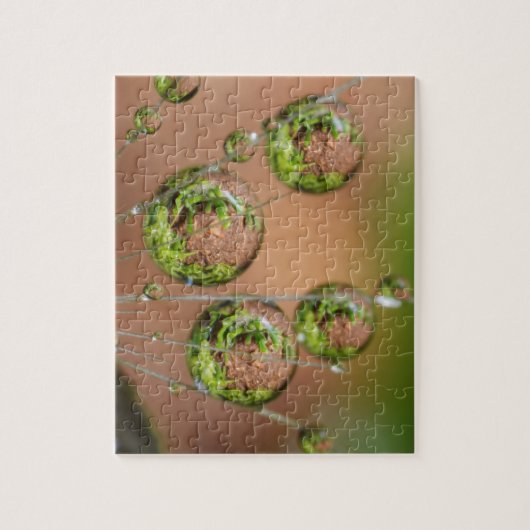 Puzzle Réflexion des gouttelettes d'eau (Vertical)