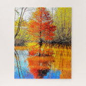 Puzzle Réflexion d'un arbre (Vertical)