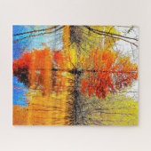 Puzzle Réflexion d'un arbre (Horizontal)