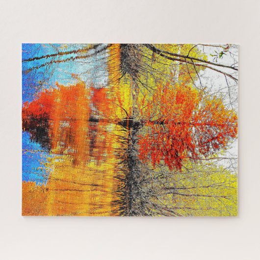 Puzzle Réflexion d'un arbre (Horizontal)