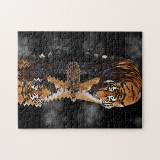 Puzzle Réflexion tigre (Horizontal)