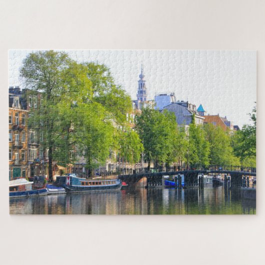 Puzzle réflexions d'Amsterdam, Hollande (Horizontal)