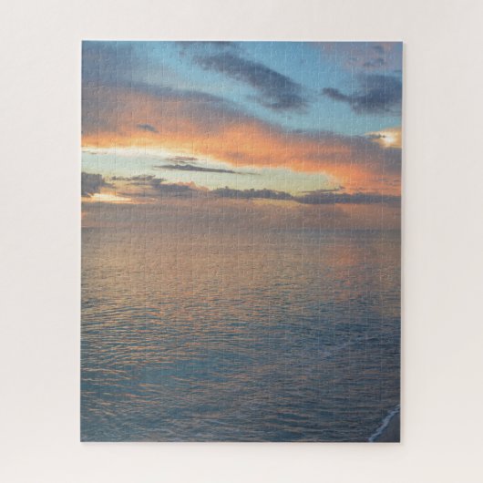 Puzzle Réflexions Du Coucher Du Soleil Sur L'Eau (Vertical)