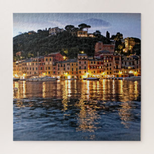 Puzzle Réflexions du soir sur Portofino - 20x20 - 676 pc