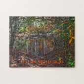 Puzzle Réflexions sur le flux de montagne d'automne (Horizontal)