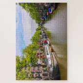 Puzzle Réflexions sur l'eau, Amsterdam, Pays-Bas (Vertical)