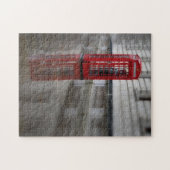 Puzzle Réflexions sur une boîte de téléphone rouge - Lond (Horizontal)