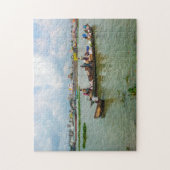 Puzzle Réfugiés bangladais en bateau. (Vertical)