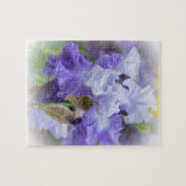 Puzzle Regal Beares Iris - Violet & Blanc (Horizontal)
