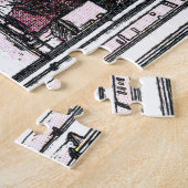 Puzzle Regard sur la ville Pezenas France (Côté)