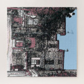 Puzzle Regard sur la ville Pezenas France (Horizontal)