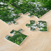 Puzzle Regard sur les arbres d'été (Côté)