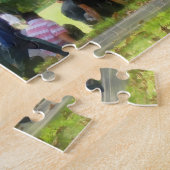 Puzzle Regarder le match de football (Côté)