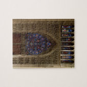 Puzzle Regardez le regard occidental de la nef, desig de (Horizontal)